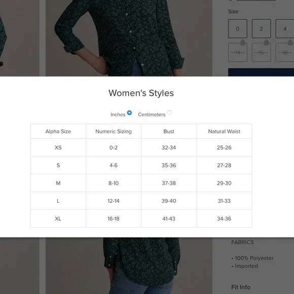 UNTUCKit Women's Natalie Button Front Shirt Blue Geometric Print 0 Classic - Picture 14 of 14